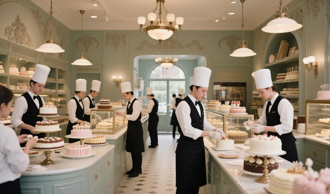 西式糕点门店服装案例